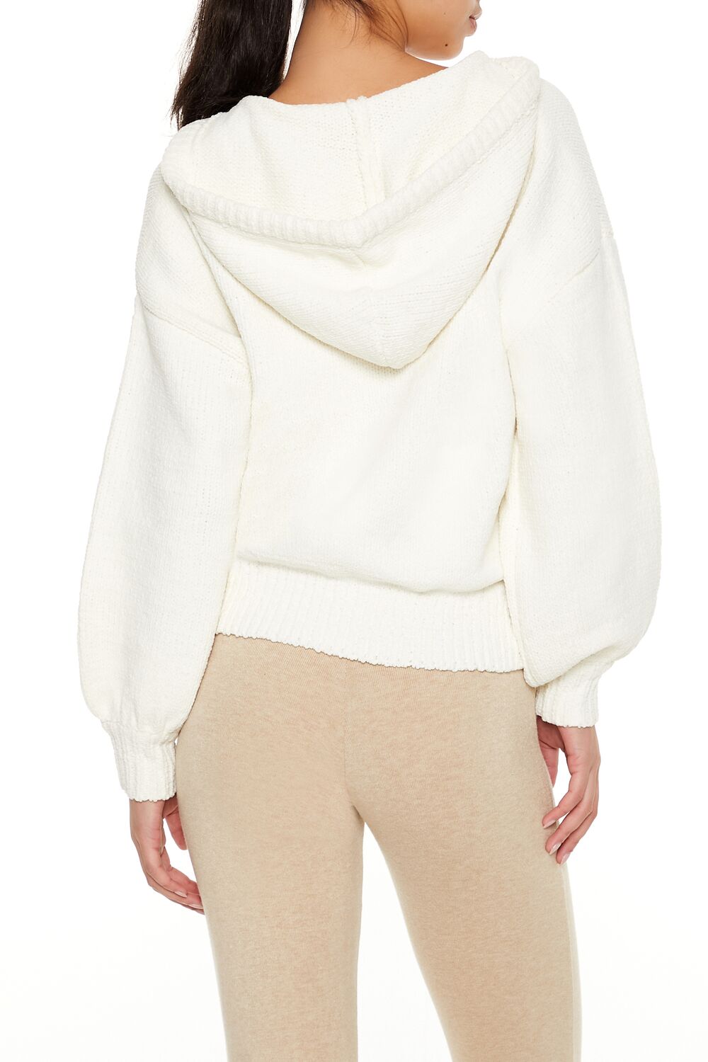 Hooded Drop-Sleeve Sweater | Forever 21 Women
