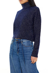 Glitter Knit Turtleneck Sweater | Forever 21 Women