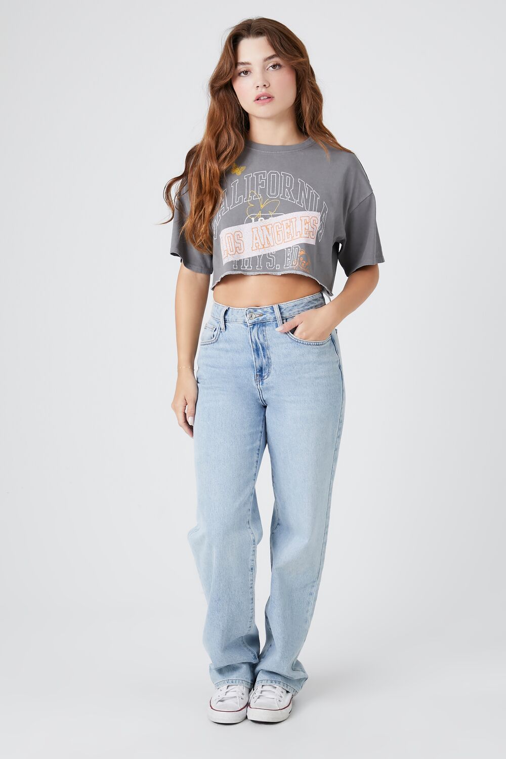 California Graphic Cropped Tee | Forever 21 Women