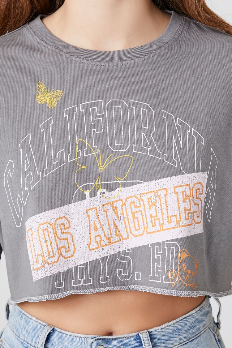 California Graphic Cropped Tee | Forever 21 Women