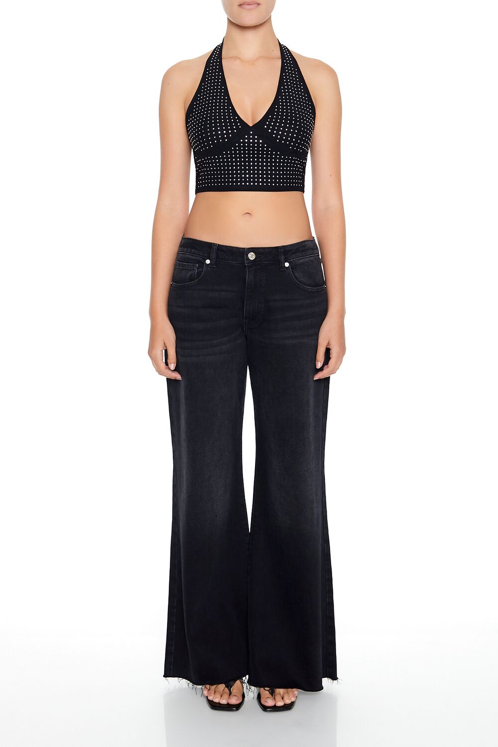 Sequin Halter Crop Top | Forever 21 Women