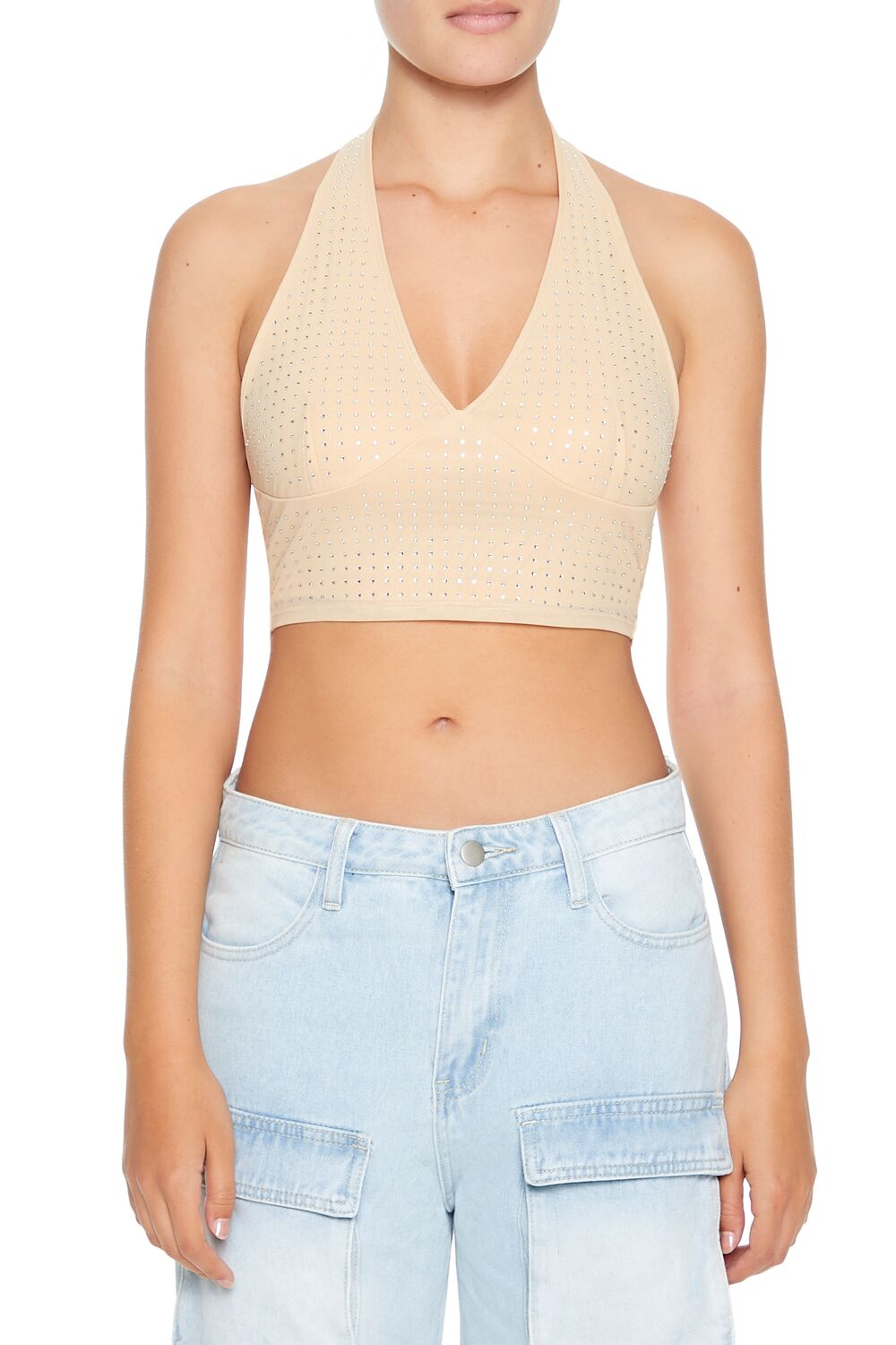 Sequin Halter Crop Top | Forever 21 Women