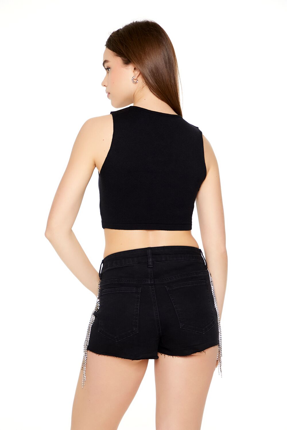 Chain Sweater-Knit Crop Top | Forever 21 Women