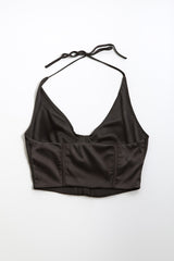 Satin Halter Corset Crop Top | Forever 21 Women