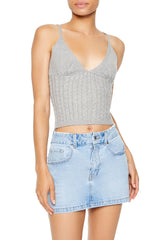 Cropped Sweater-Knit Cami | Forever 21 Women