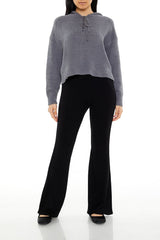 Hooded Lace-Up Sweater | Forever 21 Women
