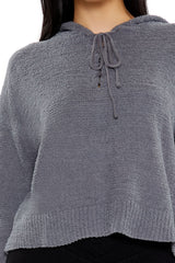 Hooded Lace-Up Sweater | Forever 21 Women