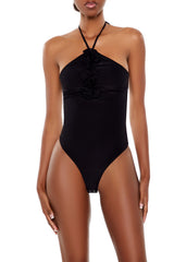 Rosette Halter Bodysuit | Forever 21 Women