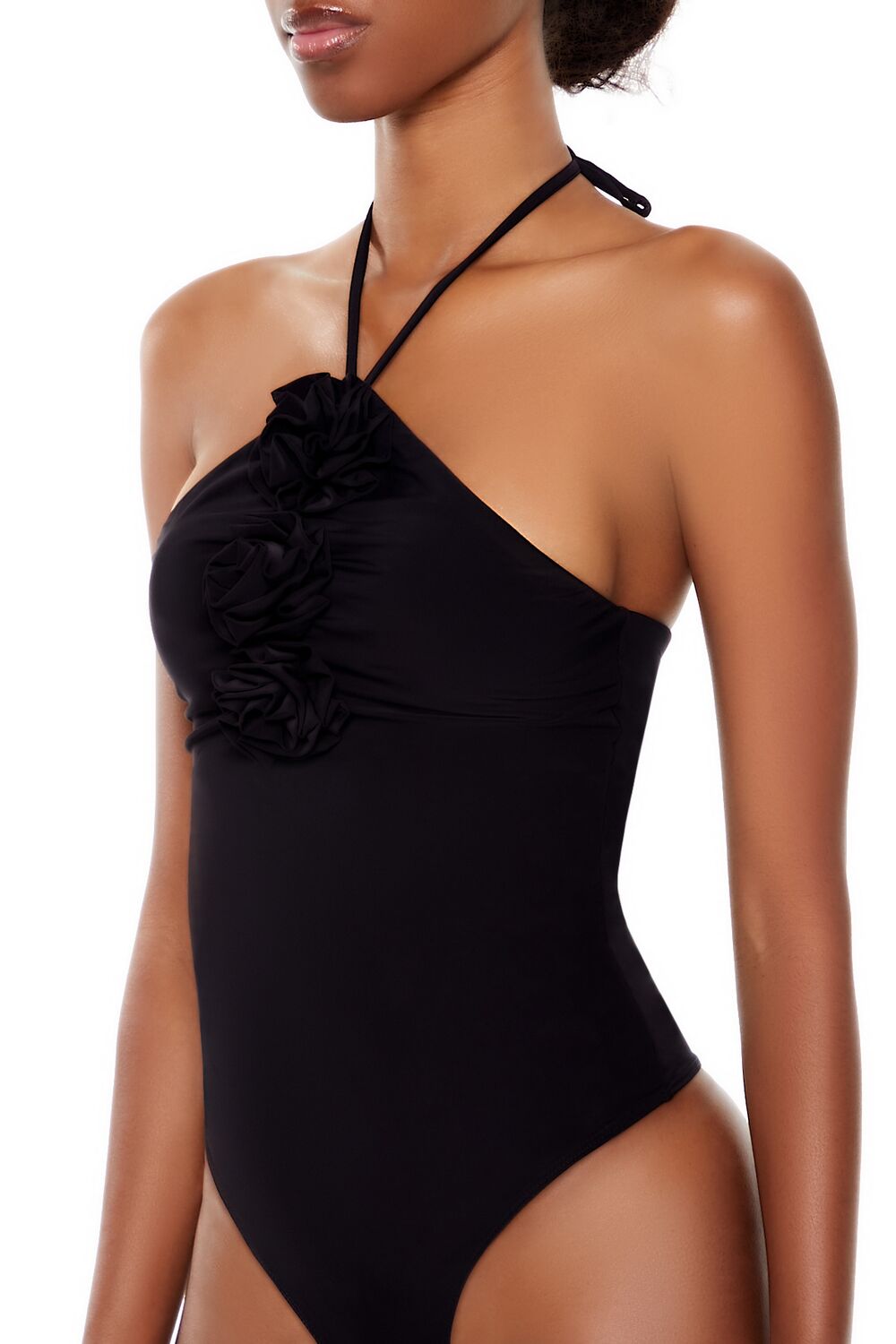 Rosette Halter Bodysuit | Forever 21 Women