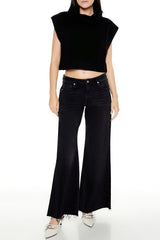 Cropped Sleeveless Turtleneck Sweater | Forever 21 Women