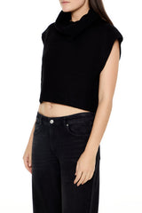 Cropped Sleeveless Turtleneck Sweater | Forever 21 Women