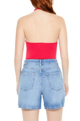 Sweater-Knit Halter Thong Bodysuit | Forever 21 Women