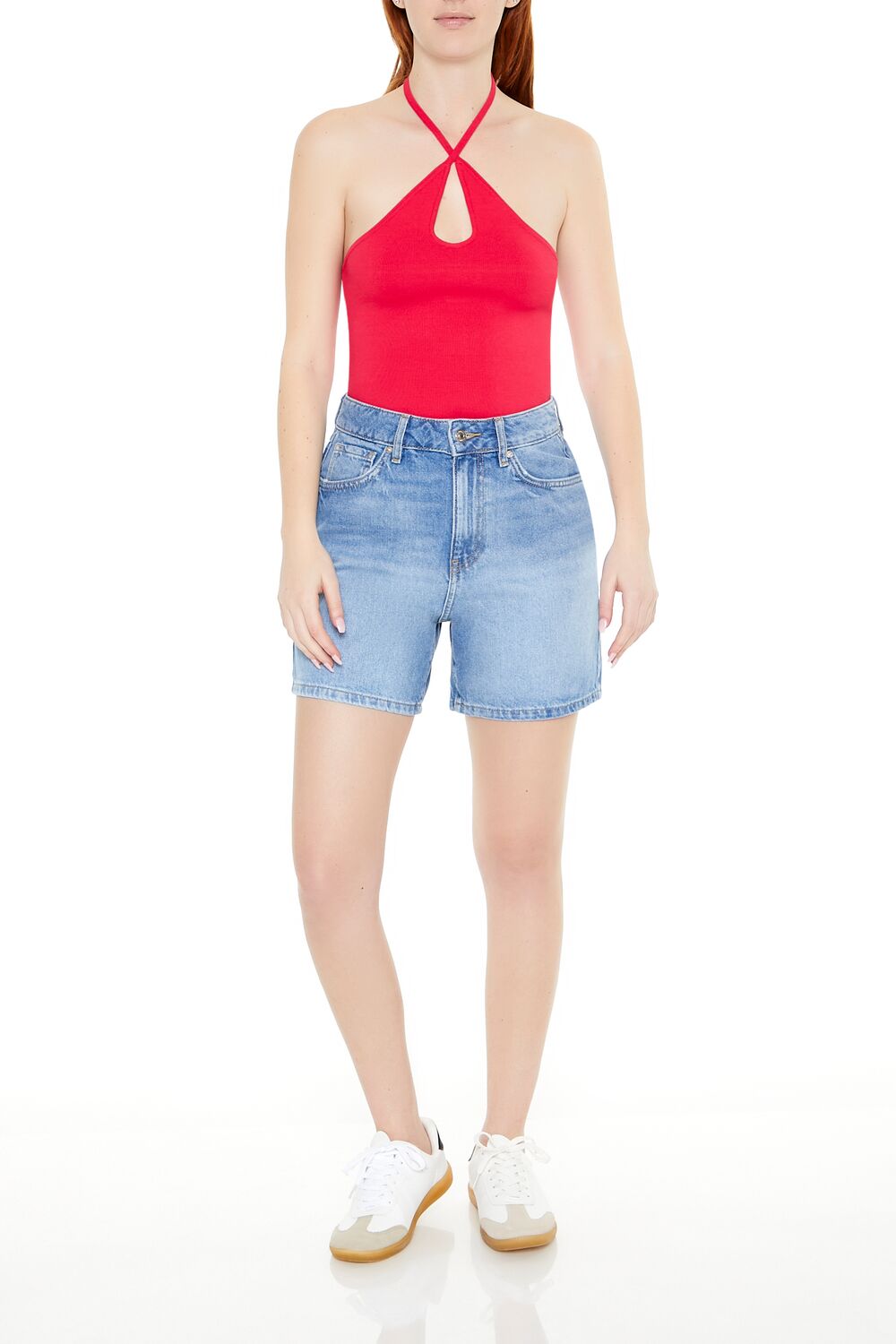 Sweater-Knit Halter Thong Bodysuit | Forever 21 Women