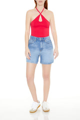 Sweater-Knit Halter Thong Bodysuit | Forever 21 Women