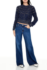 Metallic Pointelle Sweater | Forever 21 Women
