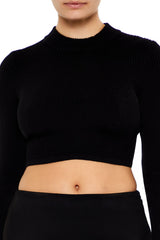 Cropped Mock Neck Sweater | Forever 21 Women