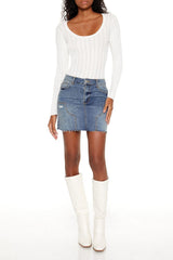 Sweater-Knit Thong Bodysuit | Forever 21 Women