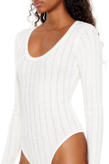 Sweater-Knit Thong Bodysuit | Forever 21 Women