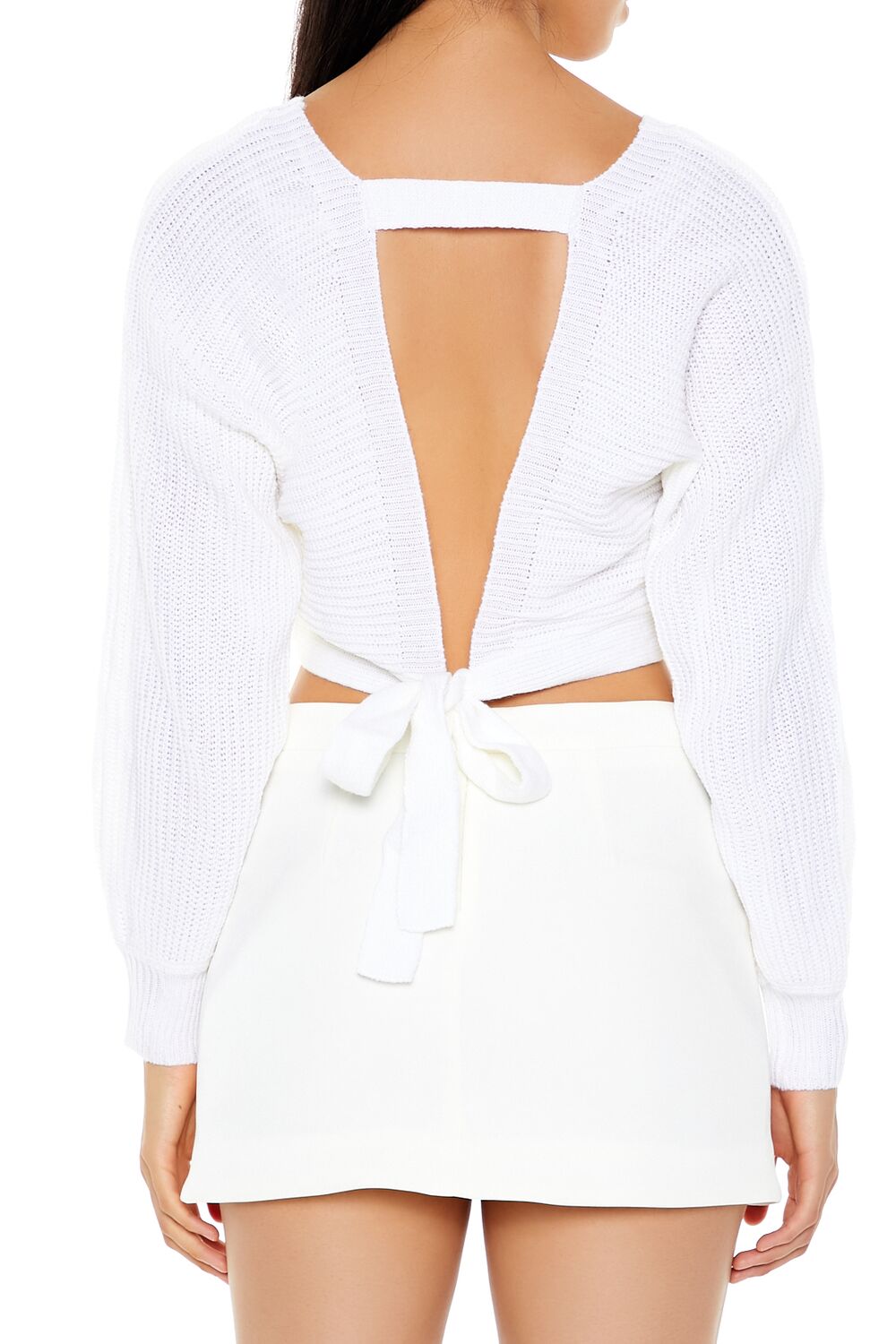 Open-Back Cropped Sweater | Forever 21 Women