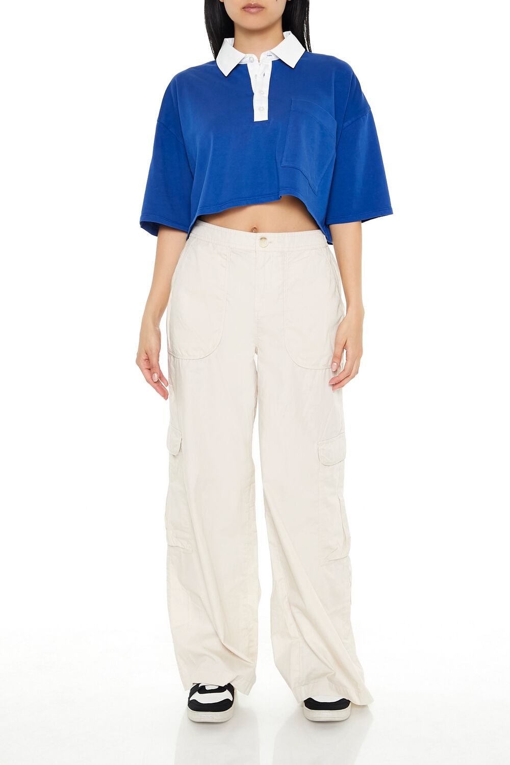 Cropped Rugby Shirt | Forever 21 Women