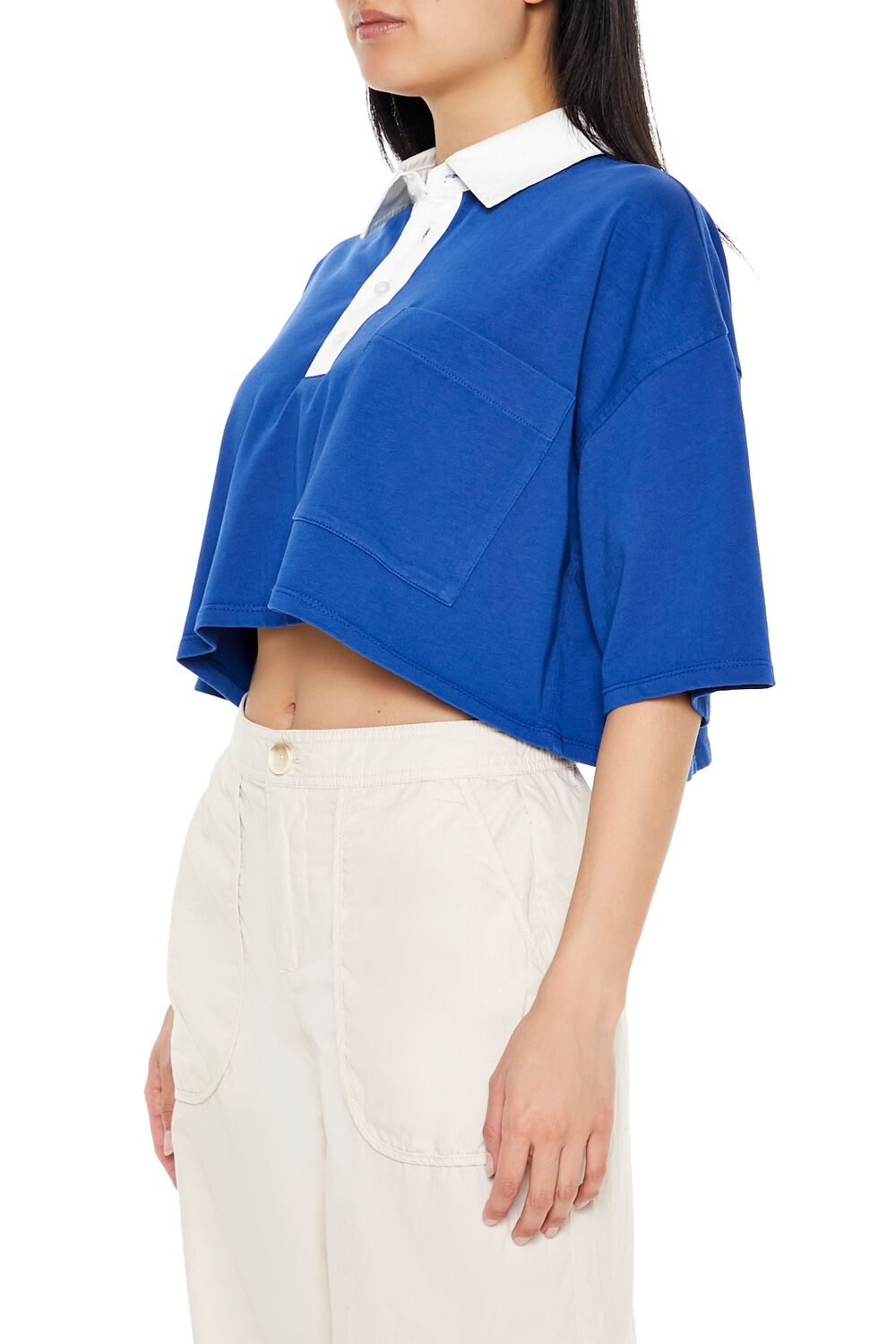 Cropped Rugby Shirt | Forever 21 Women
