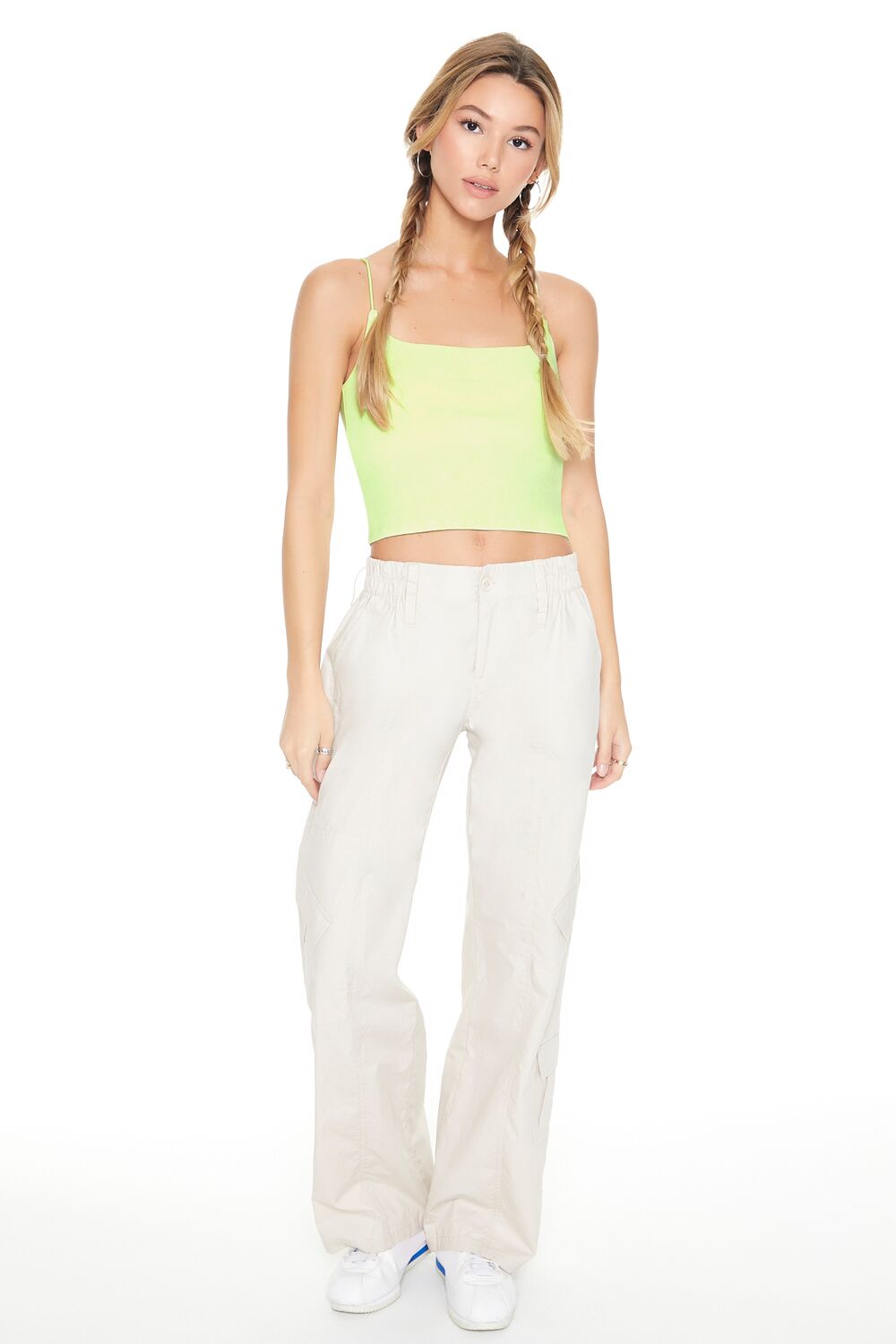 Mineral Wash Cropped Cami | Forever 21 Women