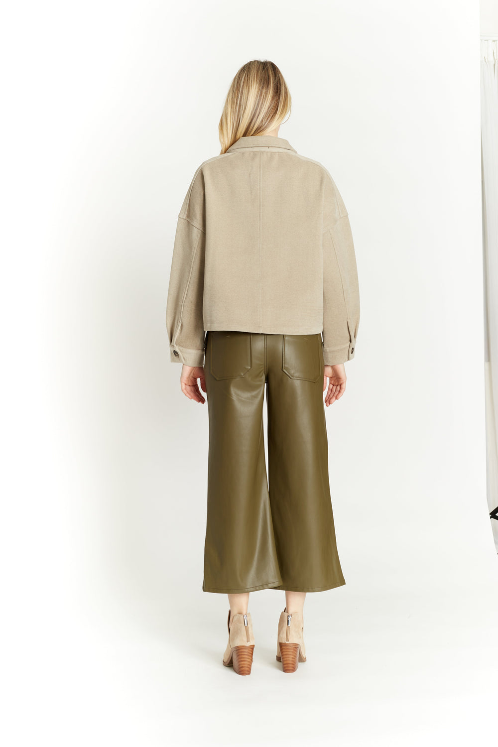 Cropped Shacket by Oat New York | Forever 21 Women