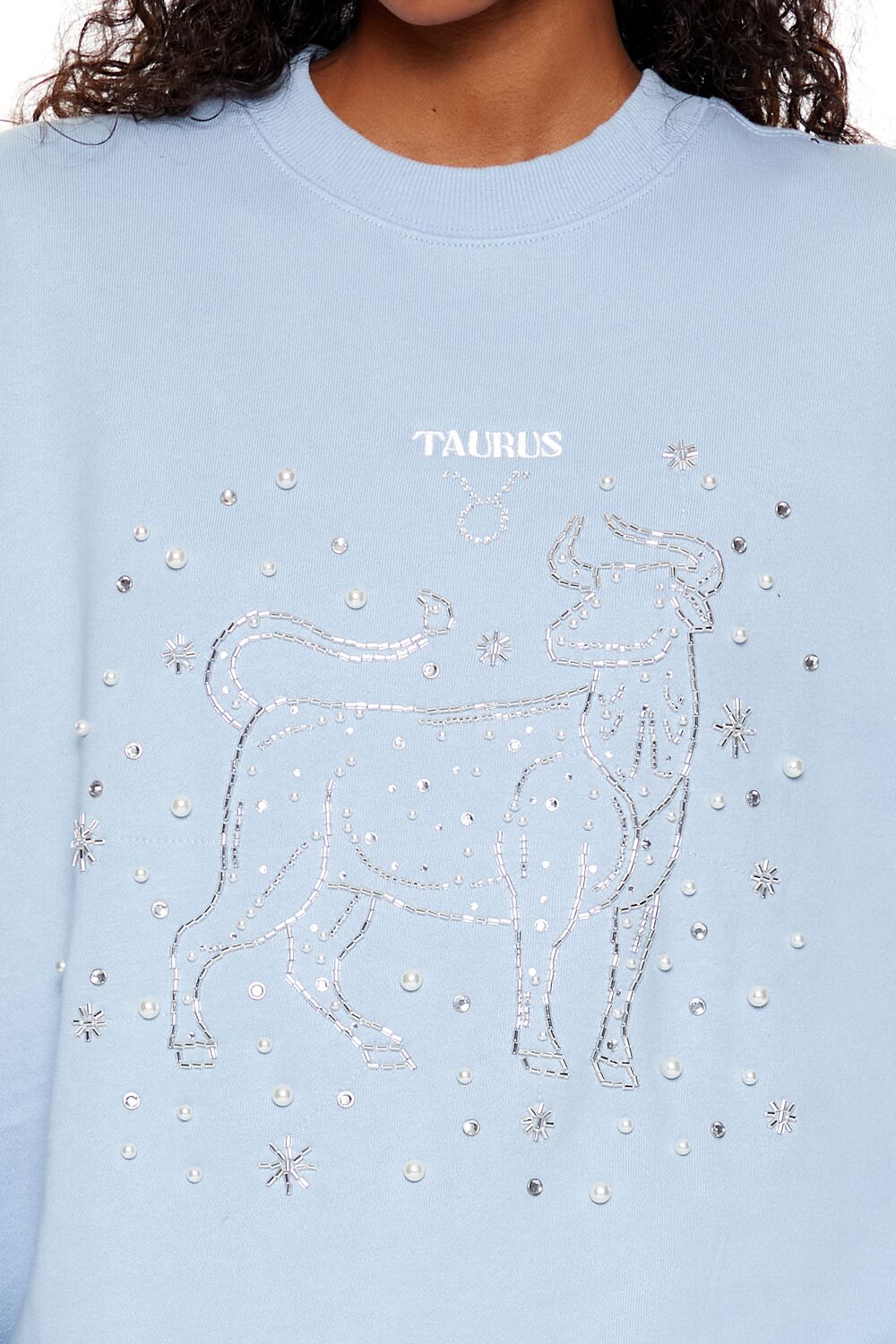 Beaded Taurus Pullover | Forever 21 Women