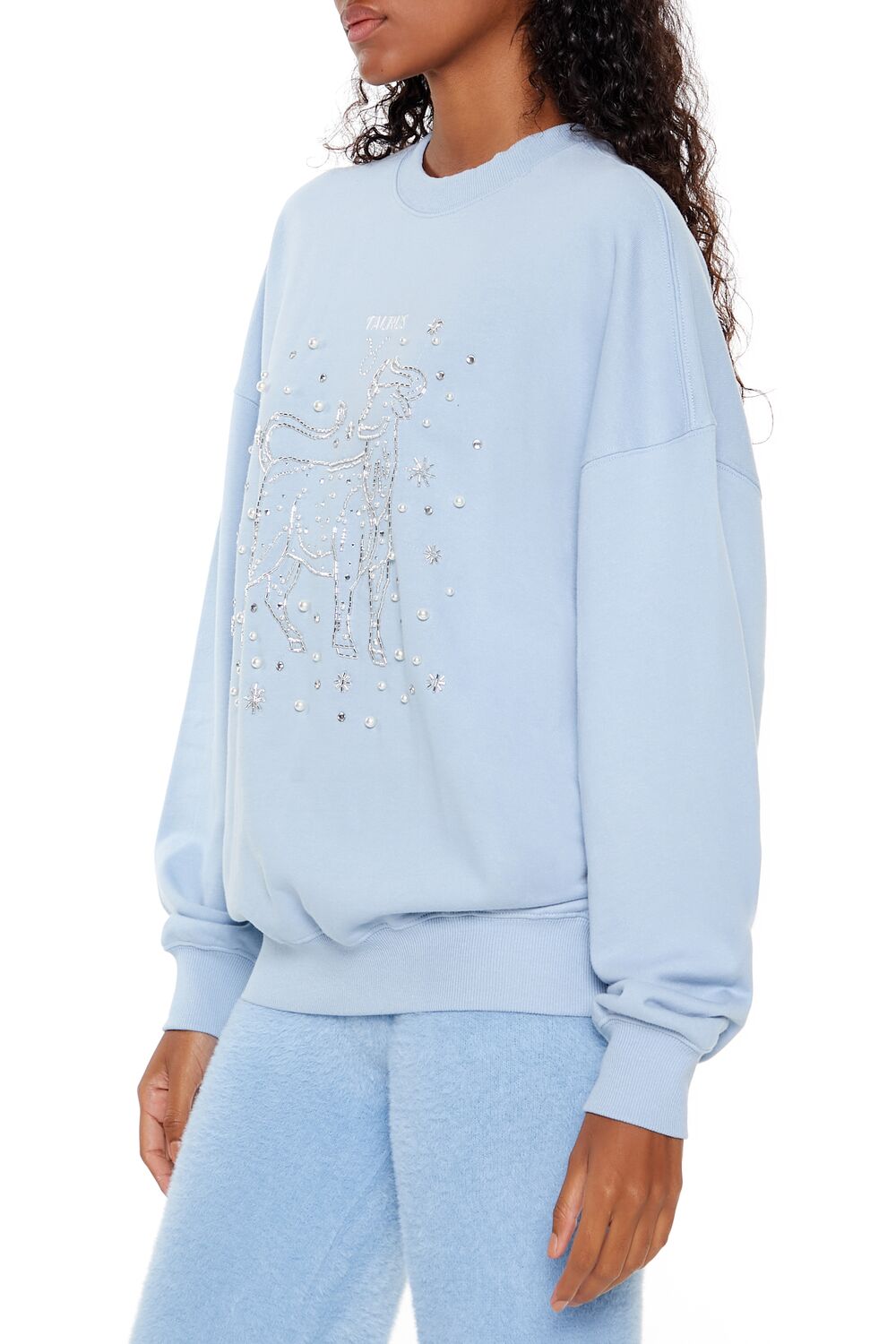 Beaded Taurus Pullover | Forever 21 Women