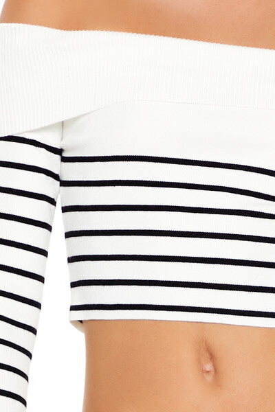 Striped Off-the-Shoulder Sweater | Forever 21 Women