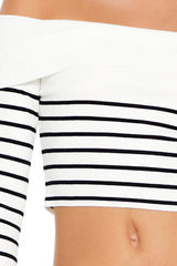 Striped Off-the-Shoulder Sweater | Forever 21 Women