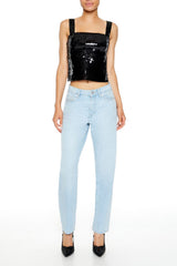 Tie-Back Sequin Top | Forever 21 Women