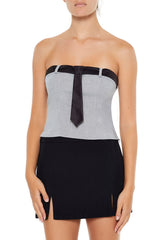 Necktie Tube Crop Top | Forever 21 Women