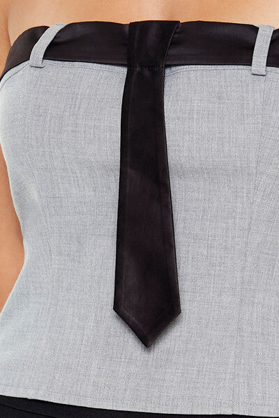 Necktie Tube Crop Top | Forever 21 Women