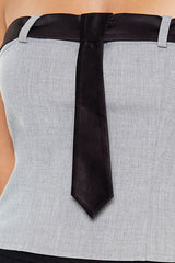 Necktie Tube Crop Top | Forever 21 Women