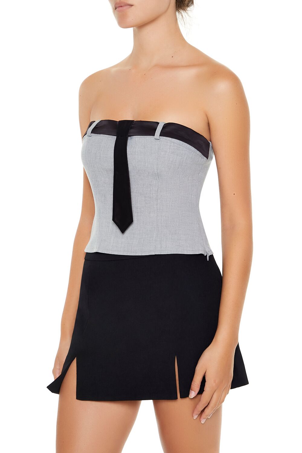 Necktie Tube Crop Top | Forever 21 Women