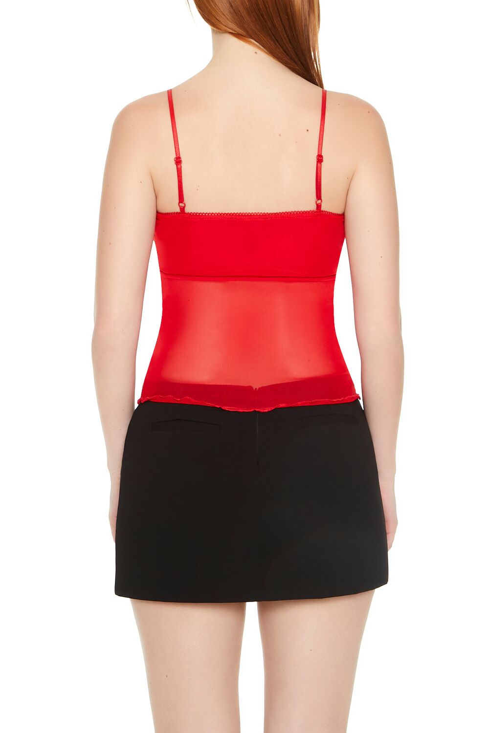 Sheer Mesh Bow Cami | Forever 21 Women