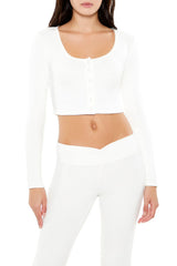 Button-Front Crop Top | Forever 21 Women