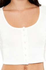 Button-Front Crop Top | Forever 21 Women