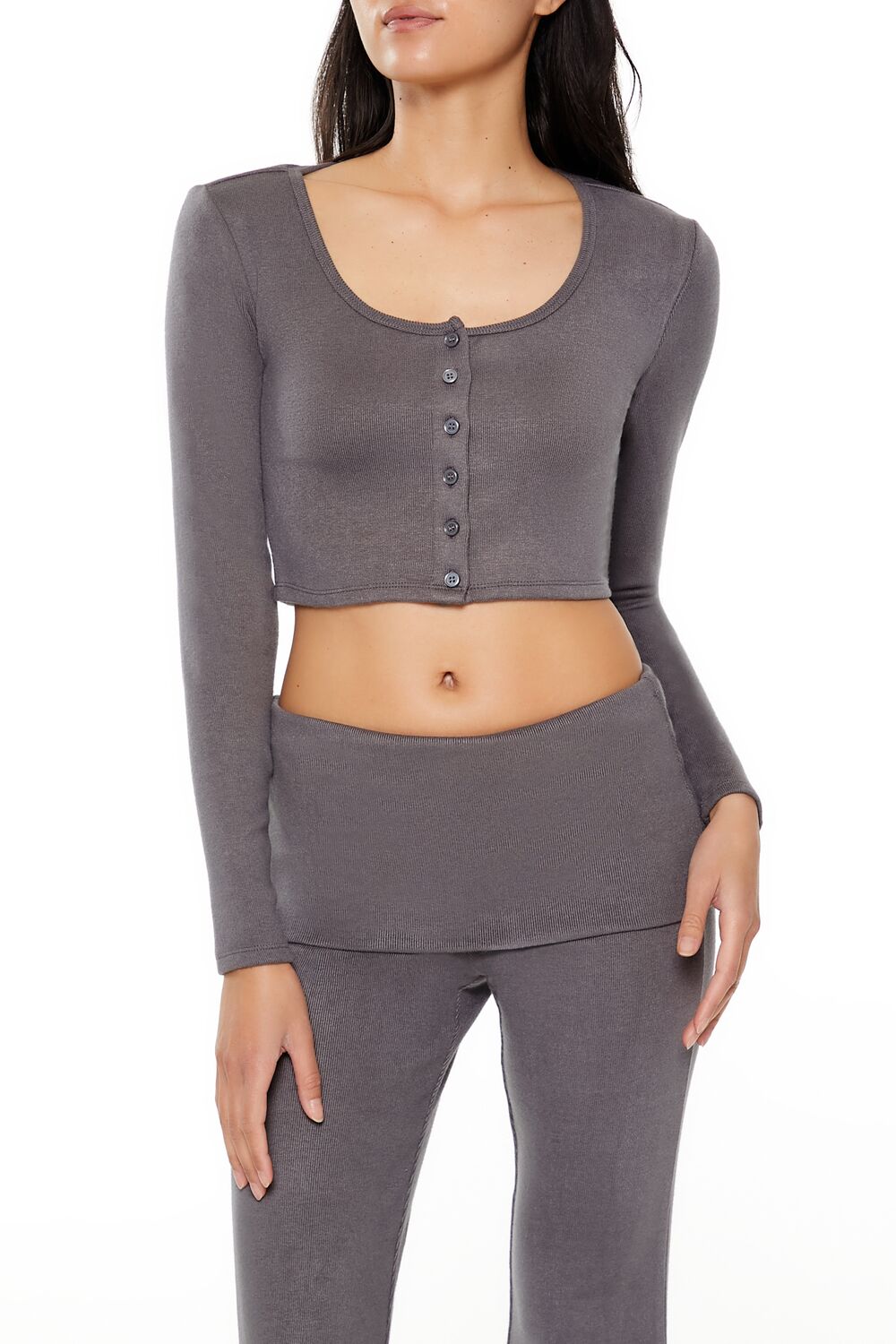 Button-Front Crop Top | Forever 21 Women