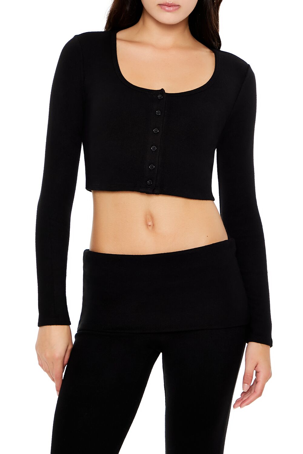 Button-Front Crop Top | Forever 21 Women