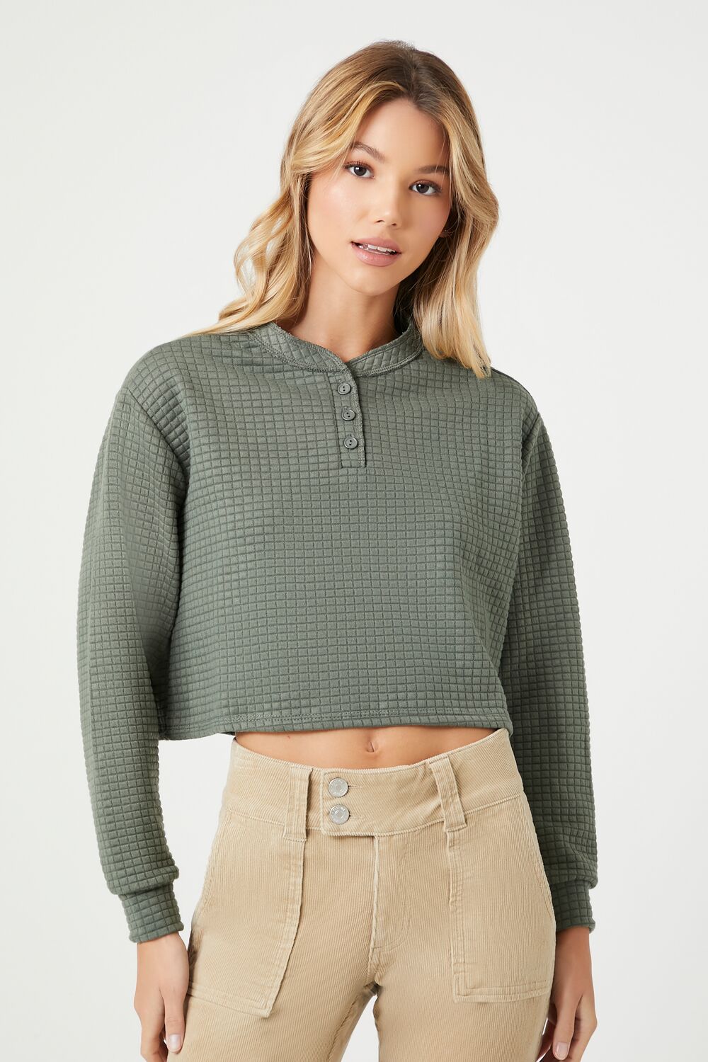 Waffle Knit Crop Top | Forever 21 Women