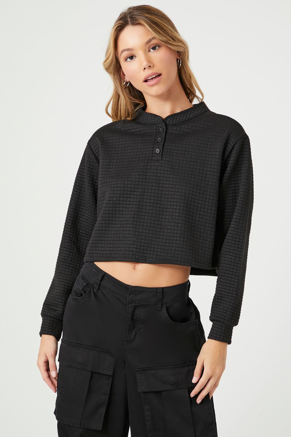Waffle Knit Crop Top | Forever 21 Women