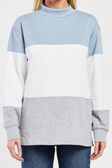 Eloise Mock Neck Color Block Top | Forever 21 Women