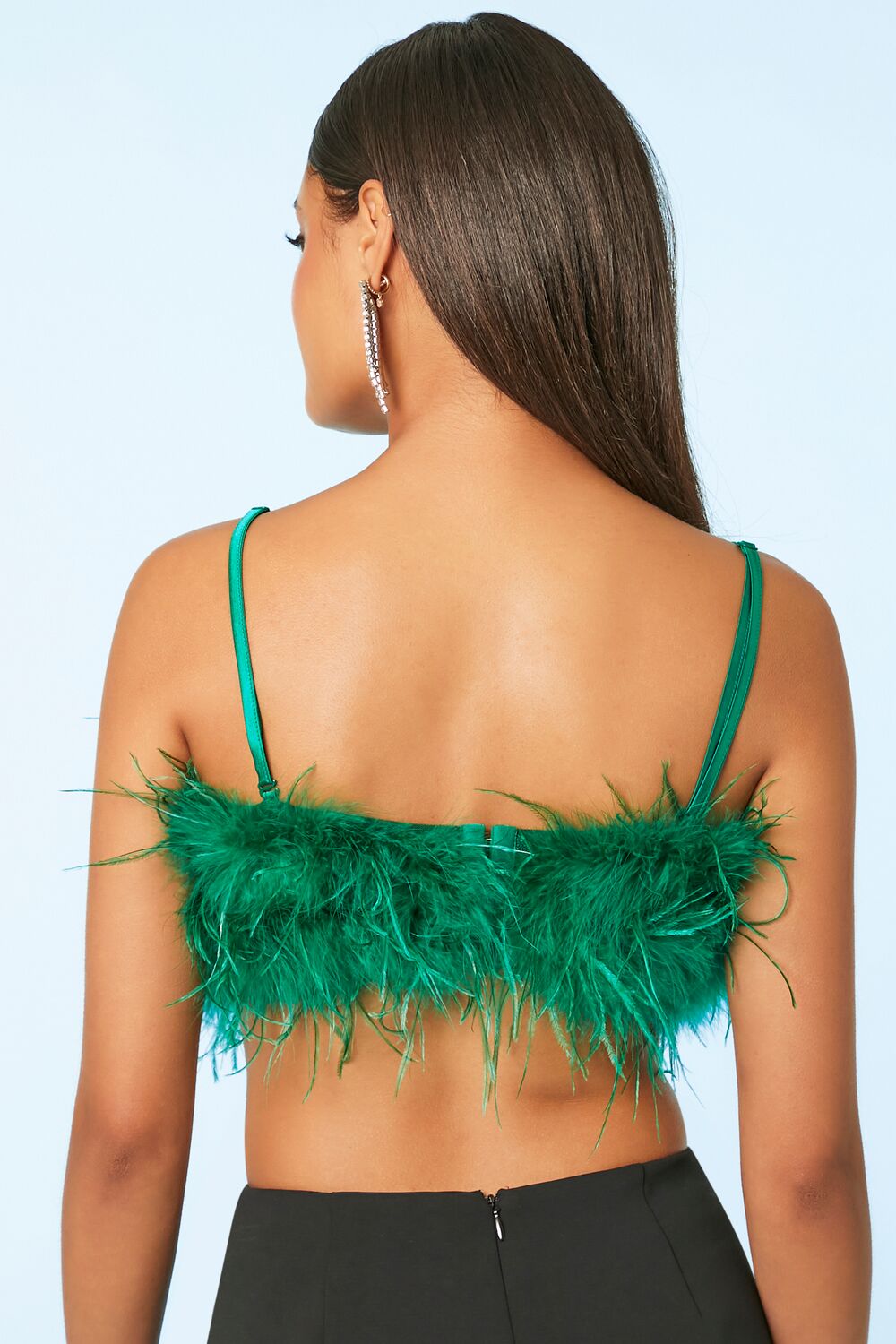Feather Cropped Cami | Forever 21 Women