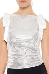 Sequin Bow Crop Top | Forever 21 Women