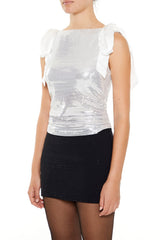Sequin Bow Crop Top | Forever 21 Women