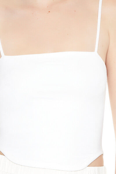 Cropped Dolphin-Hem Cami | Forever 21 Women