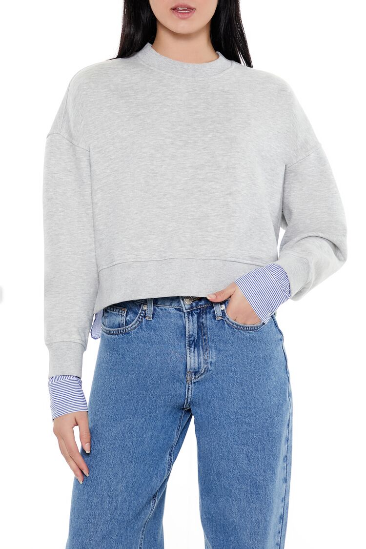 Striped Colorblock Combo Pullover | Forever 21 Women