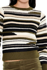 Abstract Striped Sweater | Forever 21 Women